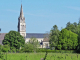 vue sur l'église de l'abbaye de la Trappe