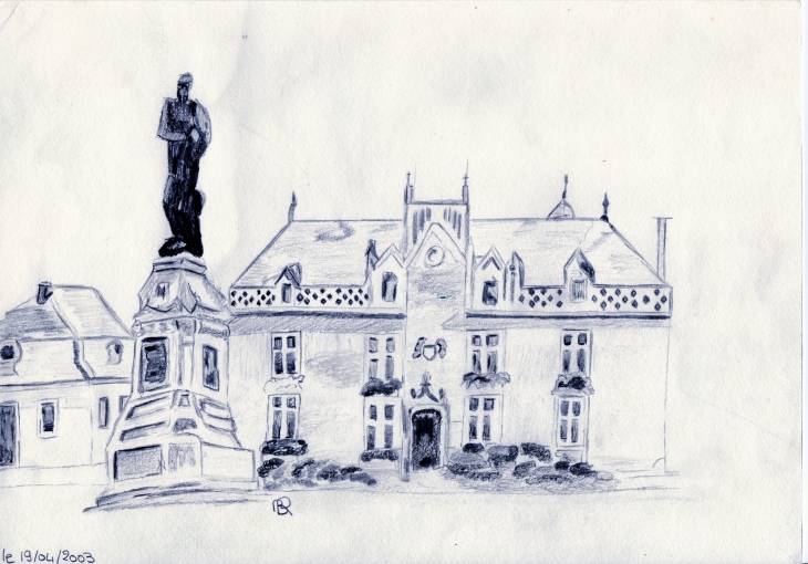 Dessin de la Mairie d'Auxonne