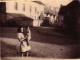 Photo précédente de Bouilland photo de moi en avril 1948 devant l'école et la mairie avec ma marraine Marie Collot devenue Marie DUBREUIL 