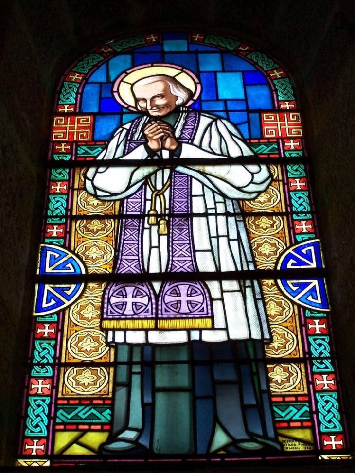 Le curé d'Ars, église de St Léger - Champeau-en-Morvan