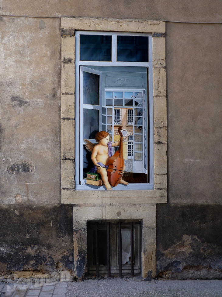 Trompe - l'œil ,rue des Bons enfants - Dijon