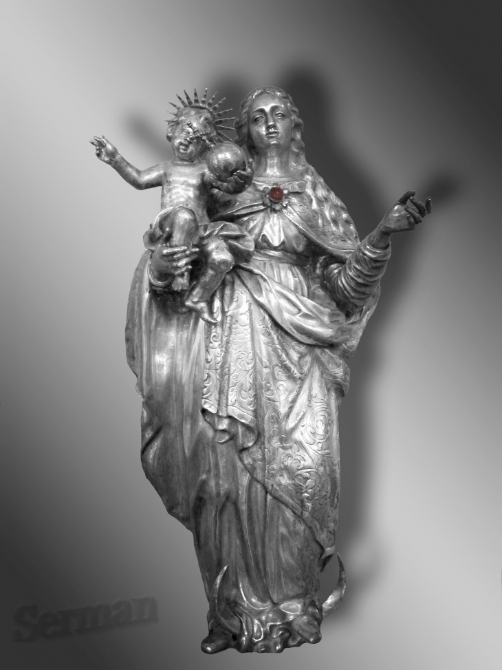 Vierge à l'enfant - Musée d'art sacré église Sainte-Anne  - Dijon