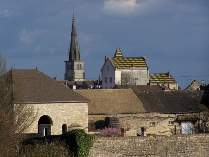 Clocher et Hôtel de ville - Meursault