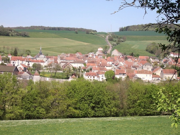 Vue générale de Recey - Recey-sur-Ource