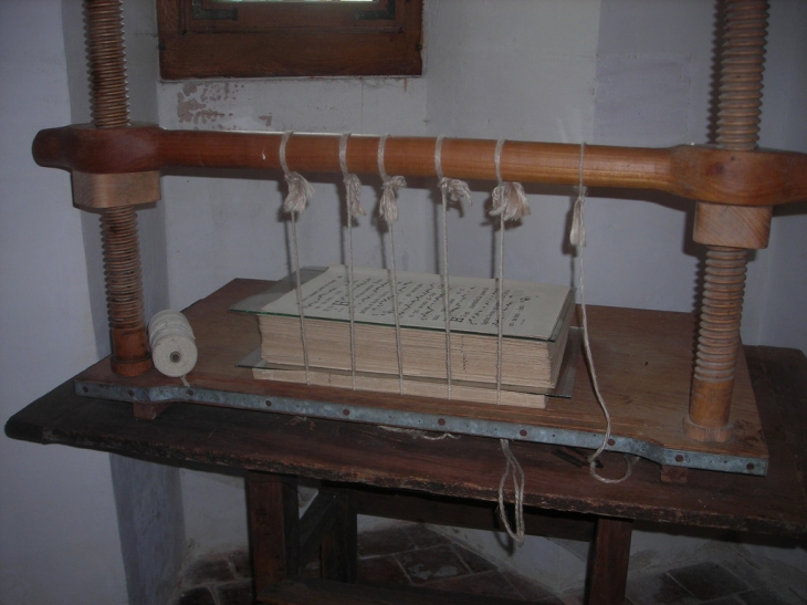 L'atelier de reliure du musée - Saint-Nicolas-lès-Cîteaux