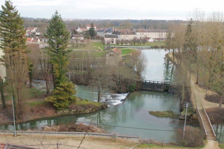 Ste colombe sur seine vue de la craie - Sainte-Colombe-sur-Seine