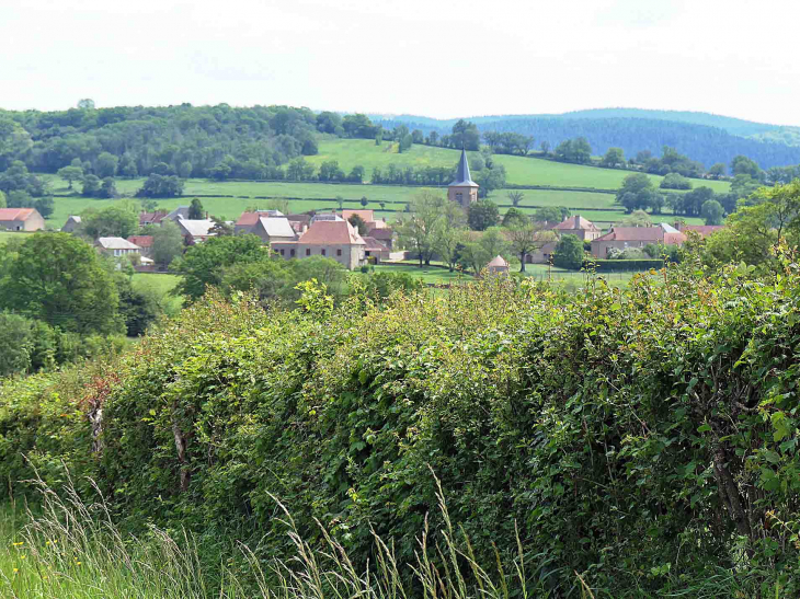 Vue sur le village - Anthien