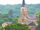 vue sur le village et l'église