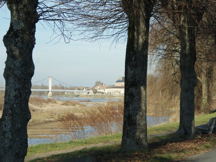 La Loire depuis la petite route de Port Aubry. - Cosne-Cours-sur-Loire