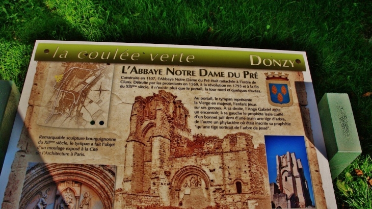 ,Notre-Dame du Pré ( Ruines ) - Donzy