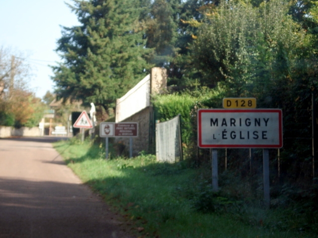 La route de Chalaux - Marigny-l'Église