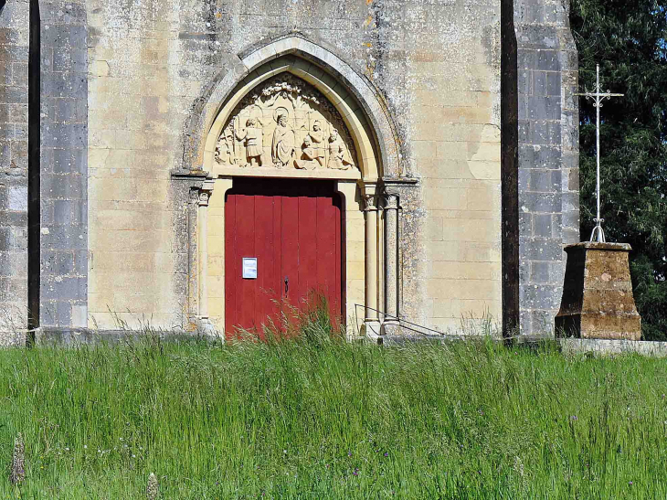 Le portail de l'église - Marigny-sur-Yonne