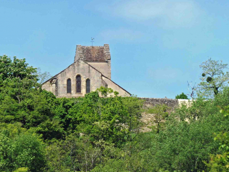 Vue sur l'église - Metz-le-Comte