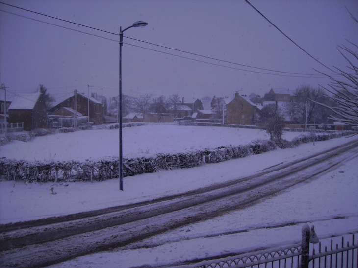 Monceaux le Comte sous la neige - Monceaux-le-Comte