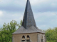 vue sur le clocher de l'église