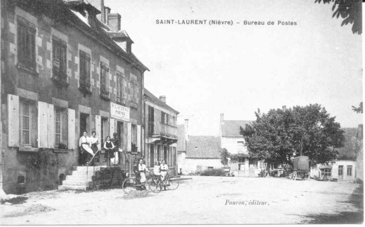 La poste entre les 2 guerres - Saint-Laurent-l'Abbaye