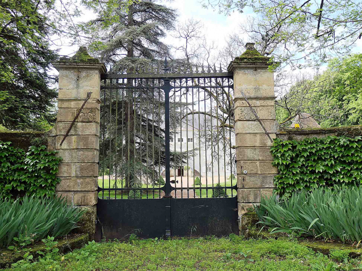 L'entrée du château - Saint-Martin-d'Heuille