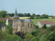 vue sur le village et l'église