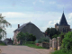 vue sur le village et son église