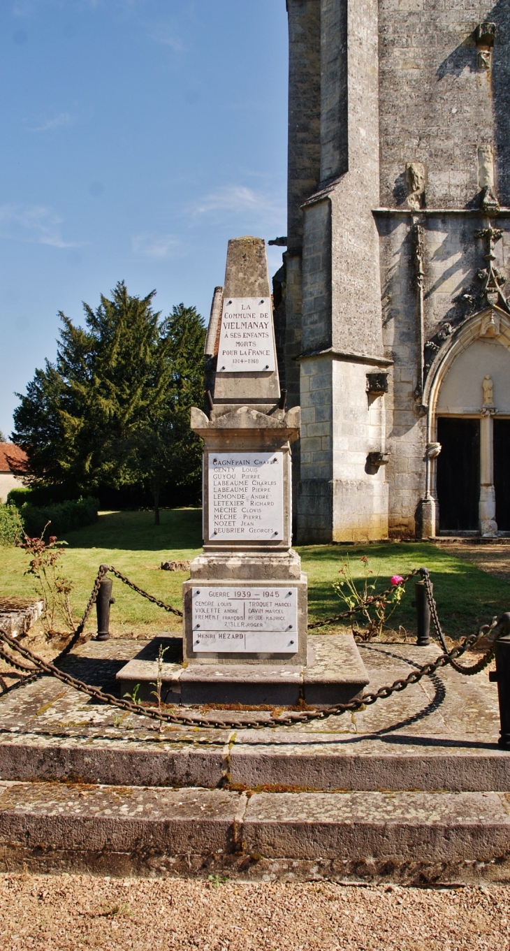 Monument aux Morts - Vielmanay