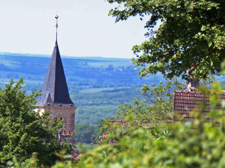 Vue sur le clocher - Vignol