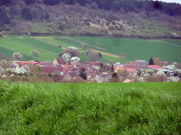 Vue sur le village - Villiers-le-Sec