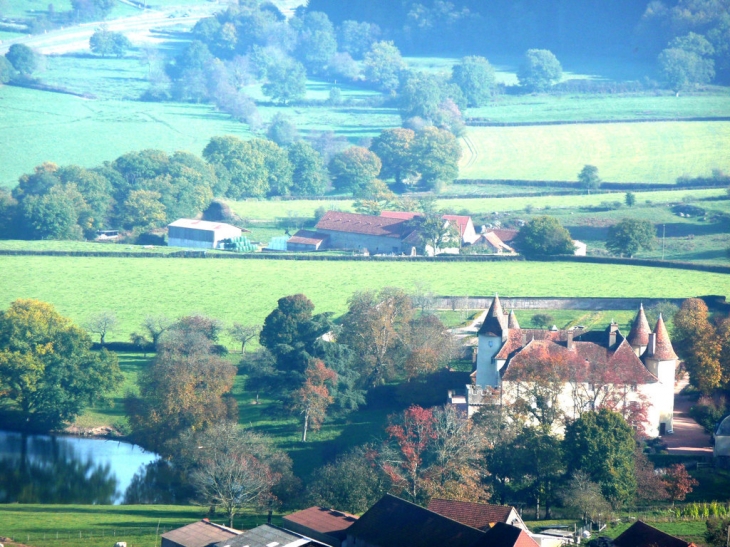 Corcheval depuis le Mt Artus - Beaubery