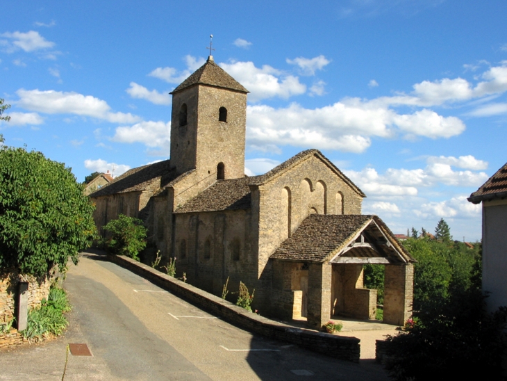 Eglise romane XI et XII siécle - Bissy-sur-Fley