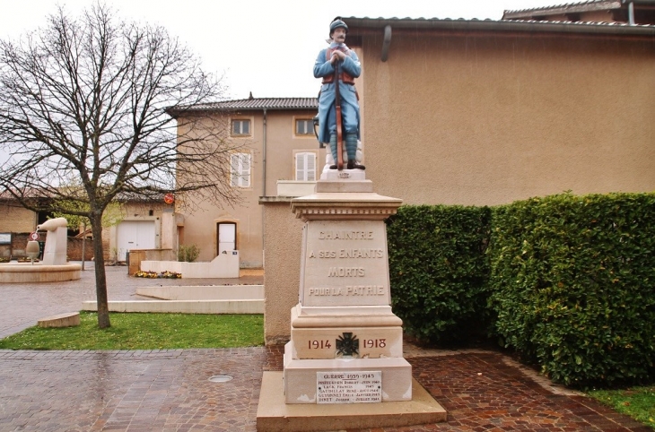 Monument-aux-Morts - Chaintré