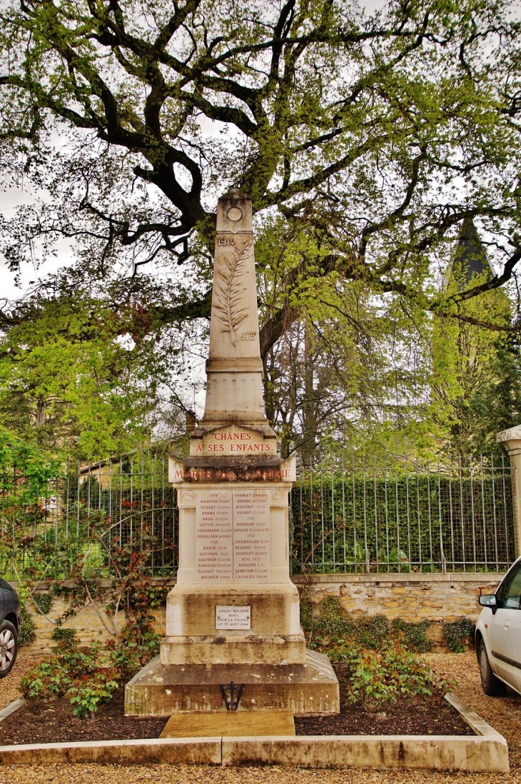 Monument-aux-Morts - Chânes