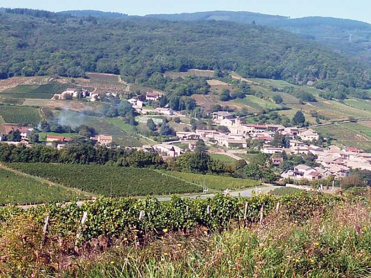 Vue sur le village - Chasselas