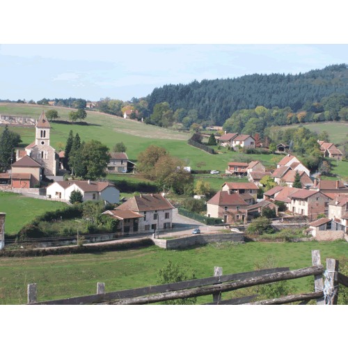 Châtenay vu depuis le hameau 