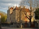 En direction de St. Gengoux - le -National, à la sortie du village, le château. ( J.M. Mullot )