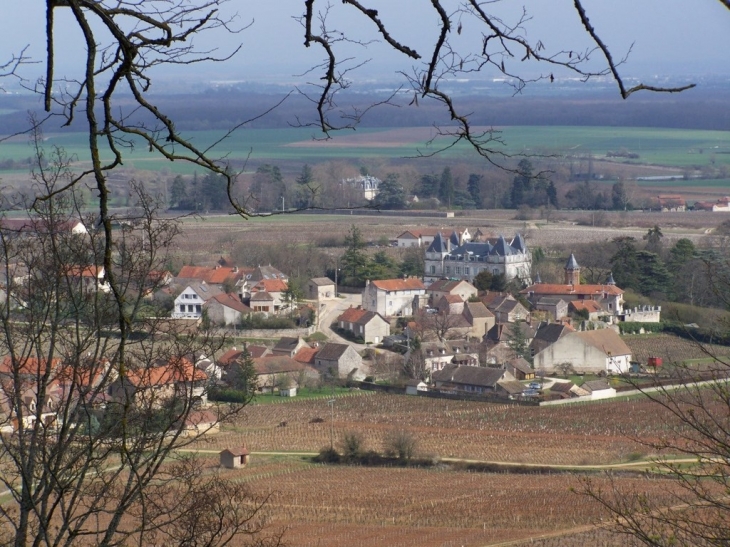 Hameau de Chamirey 2 km sud-est Mercurey