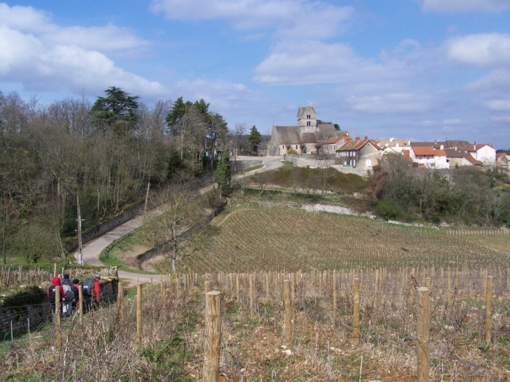 Le hameau de Touches 1km SUD de Mercurey