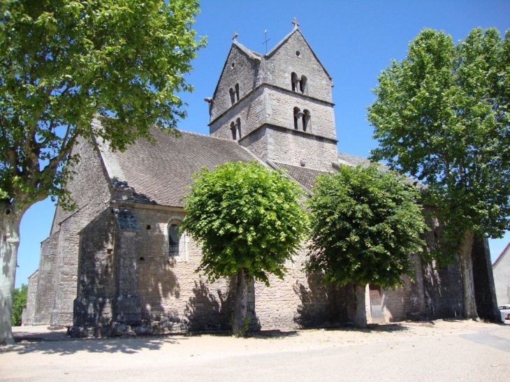 Mercurey (71640) l'eglise de Touches