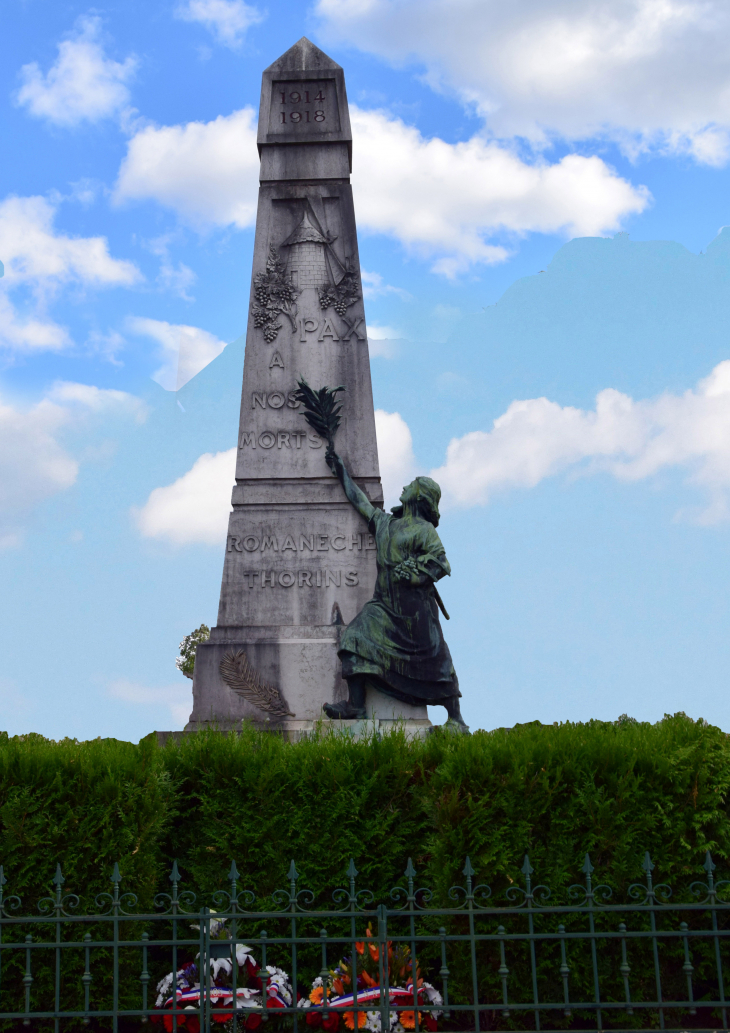 Monument aux morts - Romanèche-Thorins