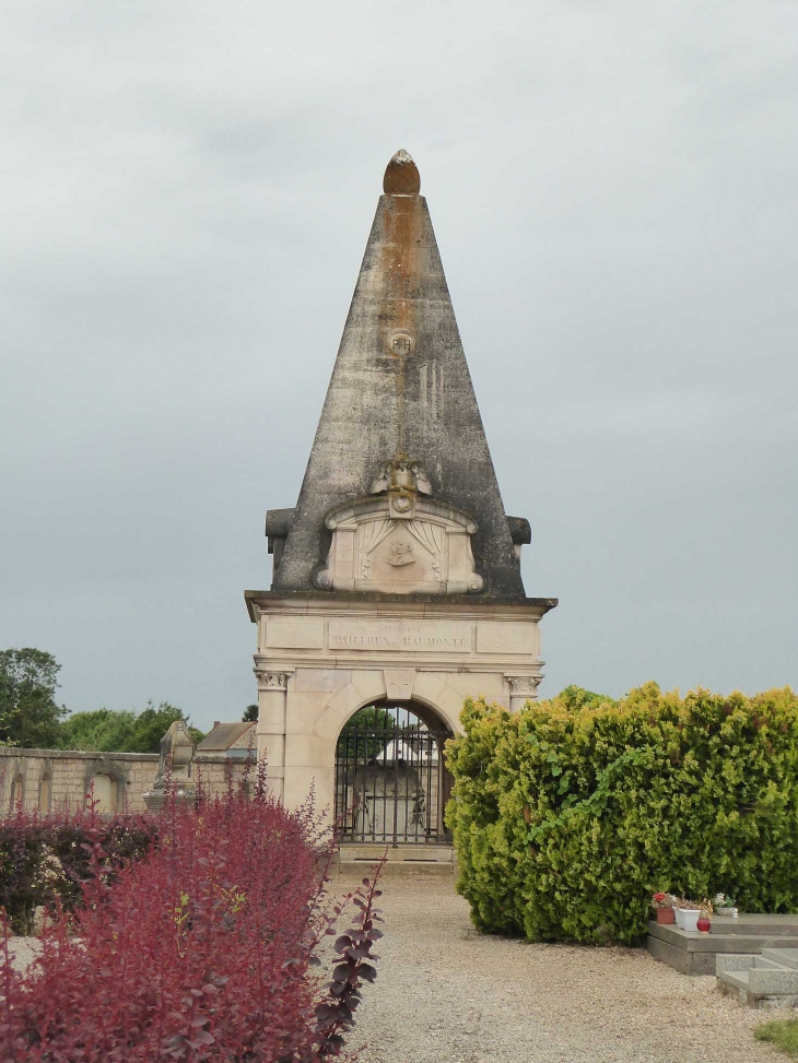 Le-monument-funéraire -bailloux-haumonte-medecin-bienfaiteur-du-village - Saint-Ambreuil