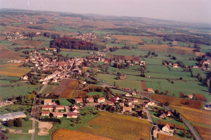 Vue aérienne de St Boil - Saint-Boil