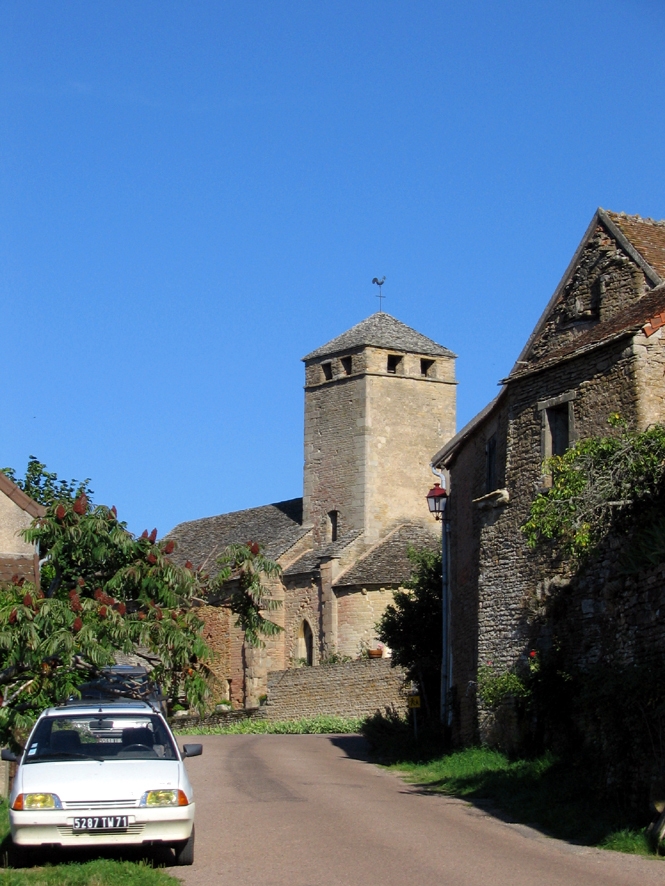 En venant de St Gengoux - Saint-Clément-sur-Guye