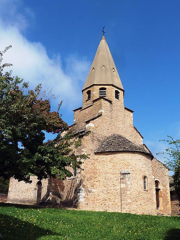 Le chevet de l'église - Saint-Vérand