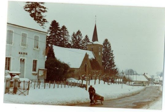 Sens hiver 1979 - Sens-sur-Seille