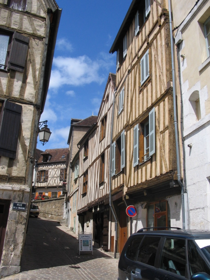 Auxerre : maisons à colombages