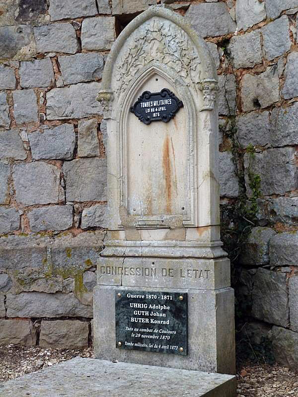 Monument de la guerre de 1870 - Coulours