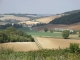 Vue des Cormier du haut de la rue du Four à Fournaudin.