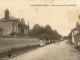 Photo suivante de Fournaudin Maison Lacroix et rue principale, carte postale du 6 août 1915.