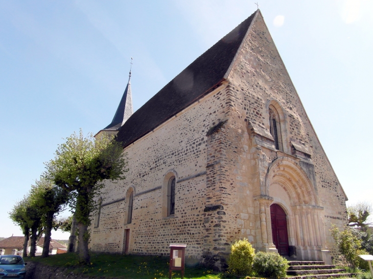 Eglise SAINT SEBASTIEN rue de L'église- - Parly