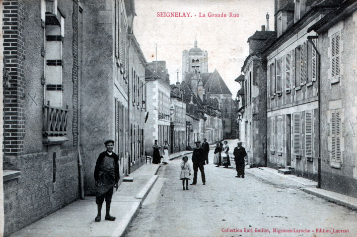 Grande rue, rue Chauvelot - Seignelay