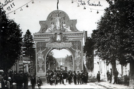 Fête fédérale 8 juillet 1928 - Seignelay