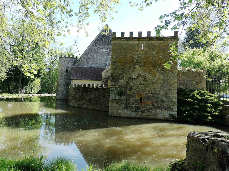 Les douves du château - Vault-de-Lugny